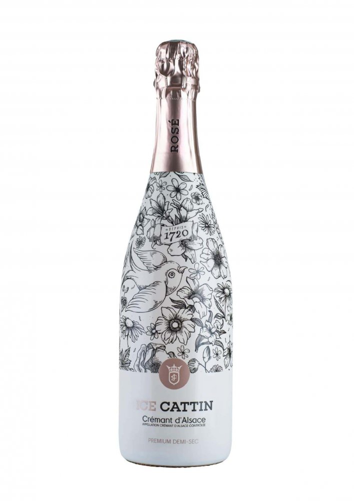 Crémant d'Alsace ICE Cattin Rosé Demi-Sec 0