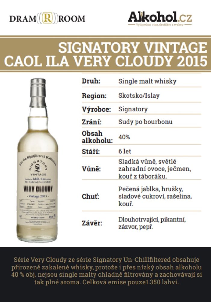 Signatory Vintage Caol Ila Very Cloudy 0