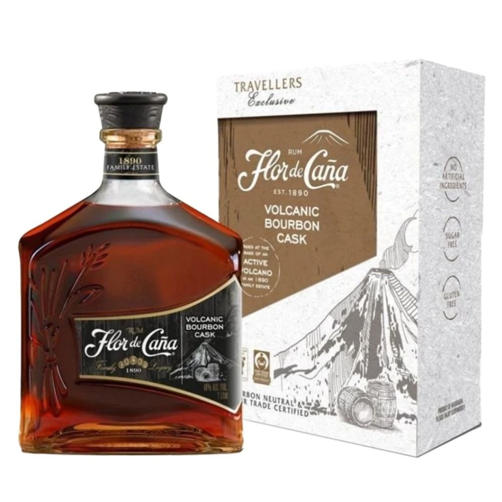 Flor de Caña Volcanic Bourbon Cask 1l 40% GB